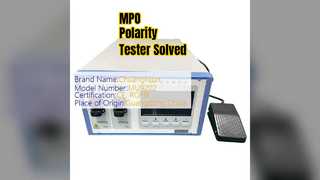 MTP Fiber Bağlantı Kabloları İçin MPO Polarite Test Cihazı