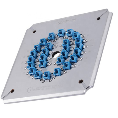 SC APC Konnektör Taşlama için 24 Port Fiber Optik Parlatma Jig