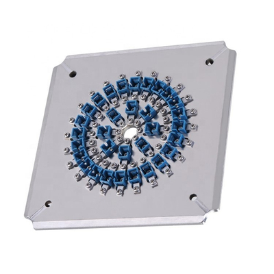 32 Port SC / PC Konektörü Fiber Optik Parlatma Plakası Paslanmaz Çelik S136