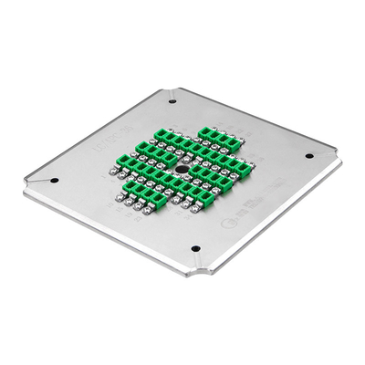 36 Konnektör LC / APC Muhafaza Fiber Optik Parlatma Jig / Fikstür