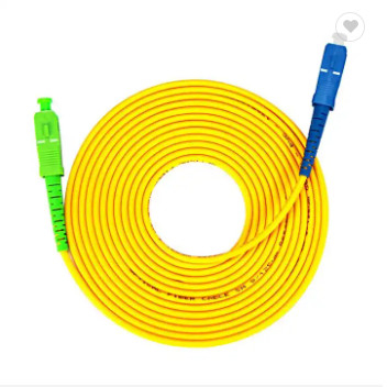 3 metre 3,0 mm Tek Yönlü Fiber Optik Yama Kablosu G652D SC UPC APC