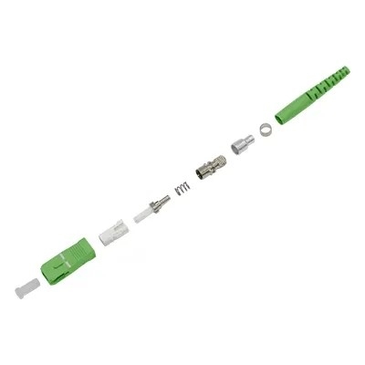 FTTX için 0.9mm 2.0mm 3.0mm Fiber Yama Kablosu Konnektörleri SC APC Tipi
