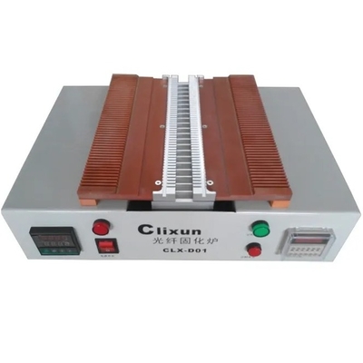 SC LC FC ST Konektörü Dikey Fiber Optik Kürleme Fırını 800W güç