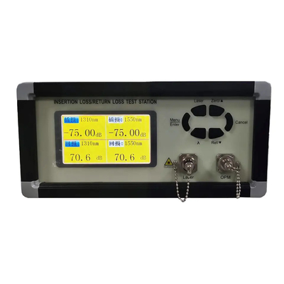 3kg EXW FTTH AC260V Yüksek Hassasiyetli Optik Fiber Ekleme Geri Dönüş Kaybı Test Cihazı Makinesi