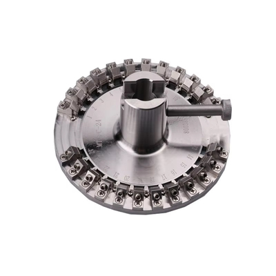 Clixun MPO MT PC Ferrules Fiber Optic Fixtures Polishing Jig makinesi 24 Ferrules Fiber Polishing Jigs