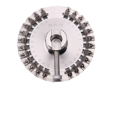Clixun MPO MT PC Ferrules Fiber Optic Fixtures Polishing Jig makinesi 24 Ferrules Fiber Polishing Jigs