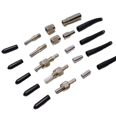 SMA 905 Fiber Optic Connector Metal Ferrule/Adaptör 200um 300um 400um 600um Patch Cord için
