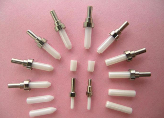 Optik fiber kablo bağlantısı için hassas işleme zirkonya seramik ferrule