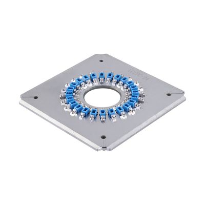 LC UPC Polishing Fixture with 1.5kg Weight 174mmx174mmx5.1mm Dimensions and 1 Year Warranty for Fiber Optic Polishing