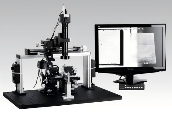 CLX Yüksek Hassasiyetli ±0.1μm Yedi eksenli PLC Otomatik Eşleştirme Optik Bağlantı Sistemi Optik İletişim için Fiber Hizalama Ekipmanı