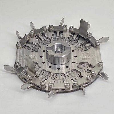 Yüksek hassasiyetli 40W fiber optik cilalama makinesi ferrule cilalama için 127mm cilalama plağı ile