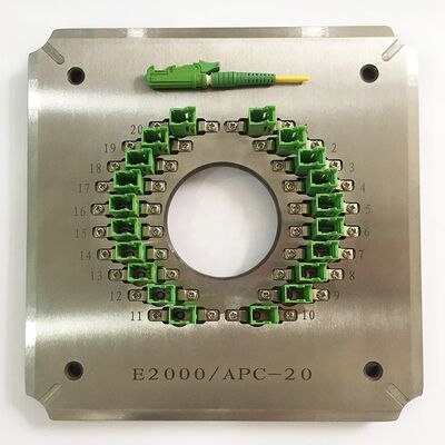 E2000/APC20 Paslanmaz Çelik S136 Yapısı ile FTTH Kullanımı için Port Optik Fiber Poliş Yapısı