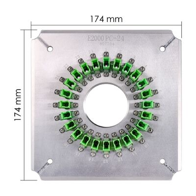 E2000/APC20 Paslanmaz Çelik S136 Yapısı ile FTTH Kullanımı için Port Optik Fiber Poliş Yapısı