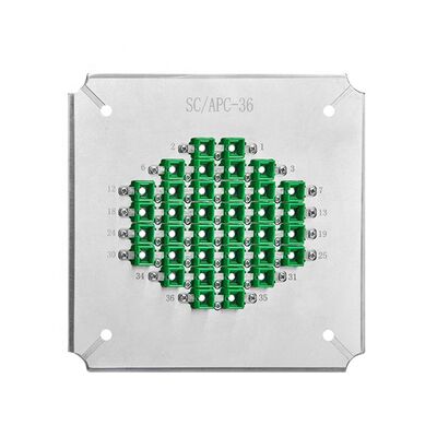 36 pozisyon APC için sertleştirilmiş paslanmaz çelik S2316 ile fiber optik cilalama jig Geri dönüş kaybı ≥60dB