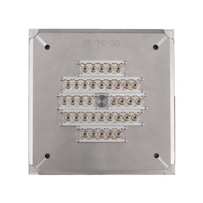 36 Pozisyon Stainless Steel High Efficiency FC UPC Fiber Connector Polish Jig için cilalama tesisi