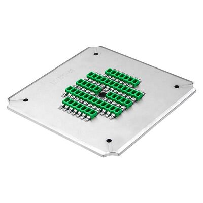 Yüksek verimlilikli fiber optik cilalama için S136 paslanmaz çelikle evrensel LC APC 24 pozisyonlu cilalama tesisi