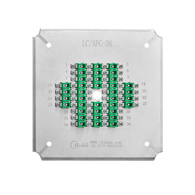 Yüksek verimlilikli fiber optik cilalama için S136 paslanmaz çelikle evrensel LC APC 24 pozisyonlu cilalama tesisi