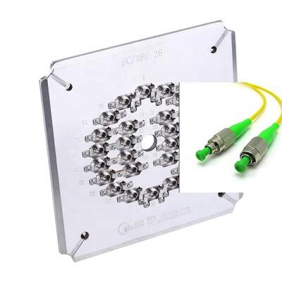 26 Port FC APC S136 sertleştirilmiş paslanmaz çelik ve bağımsız sıkıştırma ile optik fiber cilalama tesisi