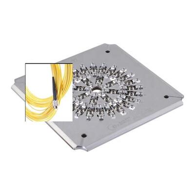 32 Port FC PC Fiber Optic Connector Polishing Fixture S136 sertleştirilmiş paslanmaz çelik ve IPC yapısı ile