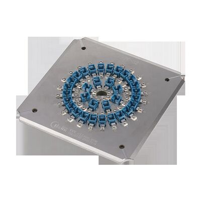 S136 Stainless Steel Fiber Optic Polishing Jig 24 32 36 Port ve SC UPC Bağlantıları için İçe Girme Kaybı ≤0.20dB