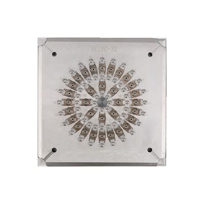 24/32/36 Kapasitesi ve ≤0.20dB Ekleme Kaybı ile FC Bağlantıları için S2316 Stainless Steel Sertleştirilmiş Fiber Optic Polishing Jig