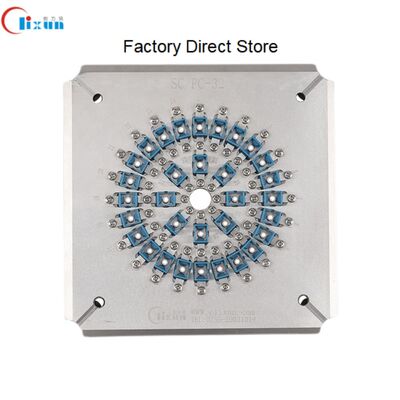 SC UPC Bir döngüde 24 bağlantı için sertleştirilmiş paslanmaz çelik S136 ile optik fiber cilalama tesisi ve ekleme kaybı ≤0.20dB