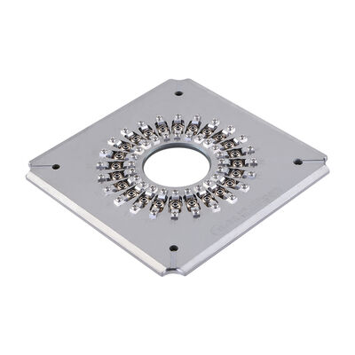 FTTH kullanımı için 24 portlu fiber optik cilalama jig, 2.5 mm ferrule tutucu ve paslanmaz çelik S136 yapısı