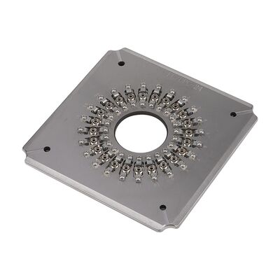 24 Port FC UPC Yüksek Verimlilikli Bağlantı Polici için S136 sertleştirilmiş paslanmaz çelik ile Fiber Optic Poliç Jig