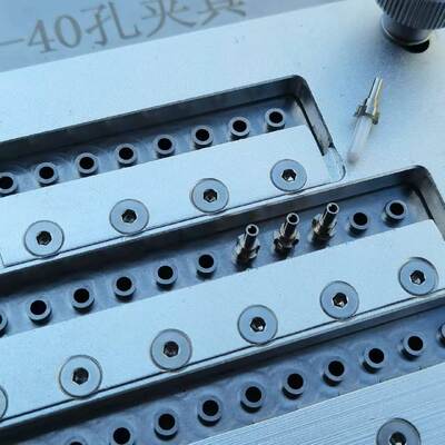 40 Port Fiber Optic Polishing Jig S136 Paslanmaz Çelikle İçe Girme Kaybı ≤0.20dB