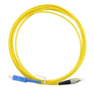 ROHS Dış Mekan lif Optik Yama Kablosu Fc Yama Kablosuna Düşürme Sc 3.0mm 2m