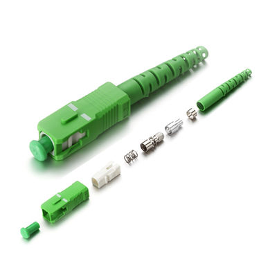 1310/1550nm lif Optik Konnektör Kiti Güçlü Uyumluluk PBT APC Sc Simplex Konnektör