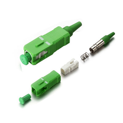 1310/1550nm lif Optik Konnektör Kiti Güçlü Uyumluluk PBT APC Sc Simplex Konnektör