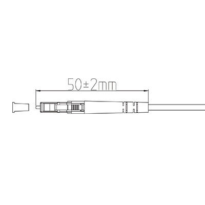 3.0mm lif Patch Cord Konnektörler SX SM Lc Upc ROHS Uyumluluğu