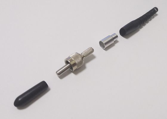 Metal Yüksük ile Tıp Endüstrisi Apc Upc lif Patch Cord Konnektörleri