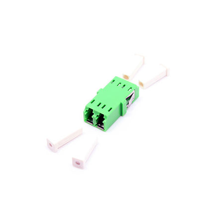 SM/MM/OM3/OM4 Lc Apc Dubleks Adaptör, Dahili Deklanşörlü lif Optik Kablo Adaptörü