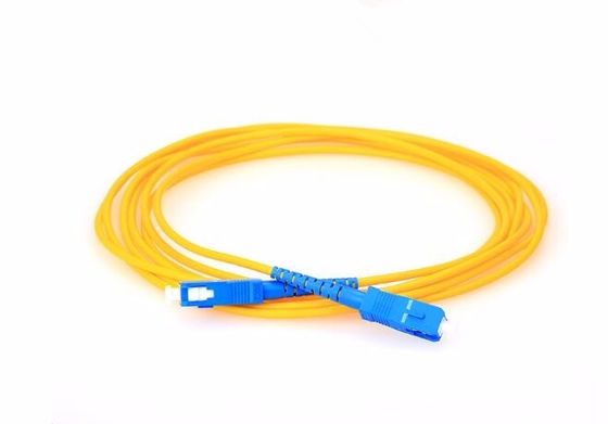SC UPC Erkek Konnektörlü Askeri FTTH Kapalı lif Optik Yama Kablosu Kablosu