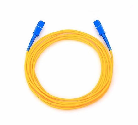 SC UPC Erkek Konnektörlü Askeri FTTH Kapalı lif Optik Yama Kablosu Kablosu