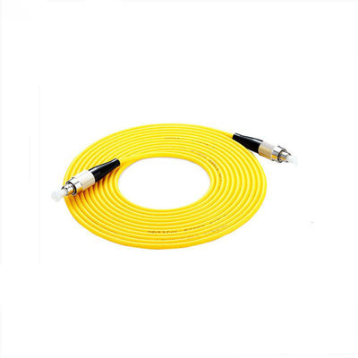 Sarı G657A2 lif Optik Sc Upc - Sc Apc Yama Kablosu Tek Mod Tek Yönlü Kablo
