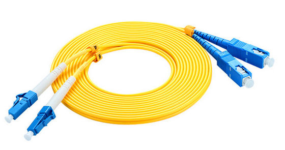 LAN Tek Modlu Optik lif Jumper, Test Cihazları Sc Lc lif Patch Cord