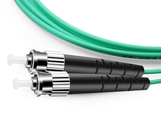 2.0mm 2m Çok Modlu Dubleks lif Optik St - Lc Yama Kablosu OM3 Düşük Ekleme Kaybı