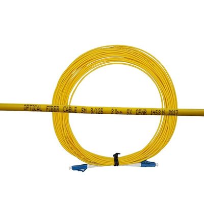 LC UPC SM lif Optik Yama Kablosu Ağ Kablosu 0.9mm/2.0mm/3.0mm İyi Değiştirilebilirlik