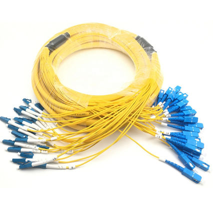 1-3m Lc - Lc lif Yama Kablosu, Sarı Ceket Koparma Kablosu Simplex Patch Kablosu