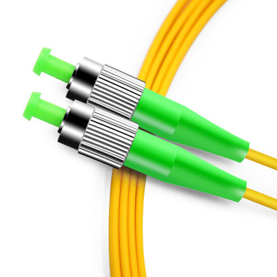 SM 9/125 Zipcord Simplex lif Optik Yama Kablosu FC APC FTTH FTTB FTTX Ağı için