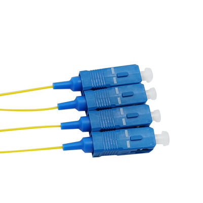 1m 0.9mm Pvc G652d Dubleks lif Optik Yama Kablosu Sc Upc Pigtail Kablo