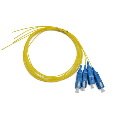 1m 0.9mm Pvc G652d Dubleks lif Optik Yama Kablosu Sc Upc Pigtail Kablo