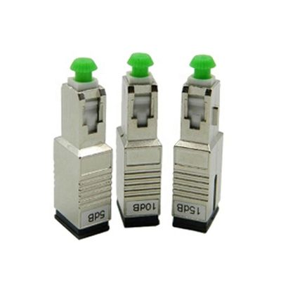 SC APC Sabit Değişken lif Optik Zayıflatıcı GPON Ağı İçin Güçlü Çekme Direnci