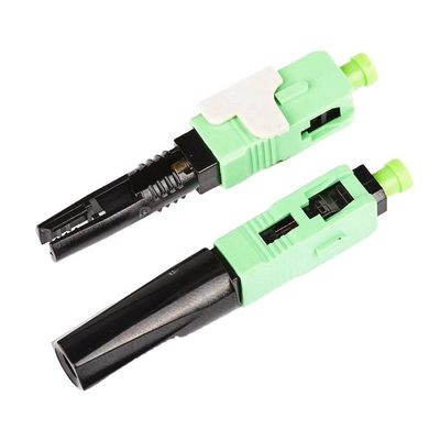 50mm Hızlı Bağlantı lif Konnektörler, FTTH Drop Bow Kablo için Sc Apc Hızlı Konnektör