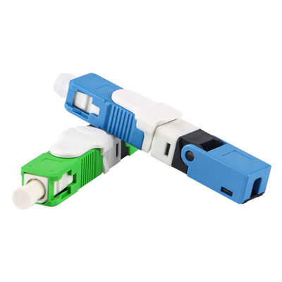 FTTH Bırakma Kablosu için 9/125μM Tek Modlu G652D lif Optik Hızlı Konnektörler