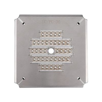Yüksek yoğunluklu Fiber Optic Polishing Jig, 36 Port FC APC Bağlantı Polishing Holder