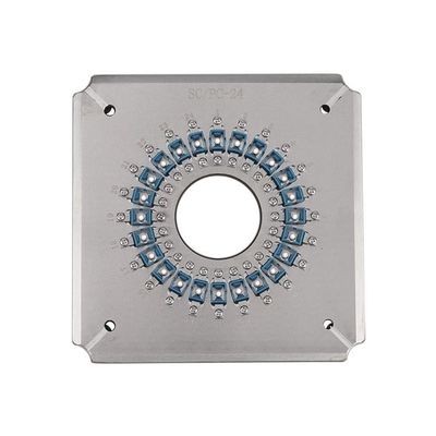 lif Parlatıcı için 24 Port SC UPC Konnektör Parlatma Armatürü Jig Isıl İşlem Görmüş